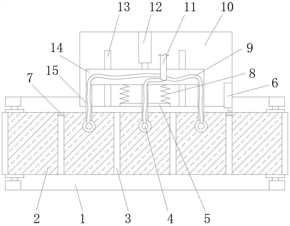 A glue filling machine for the production of solid-state batteries