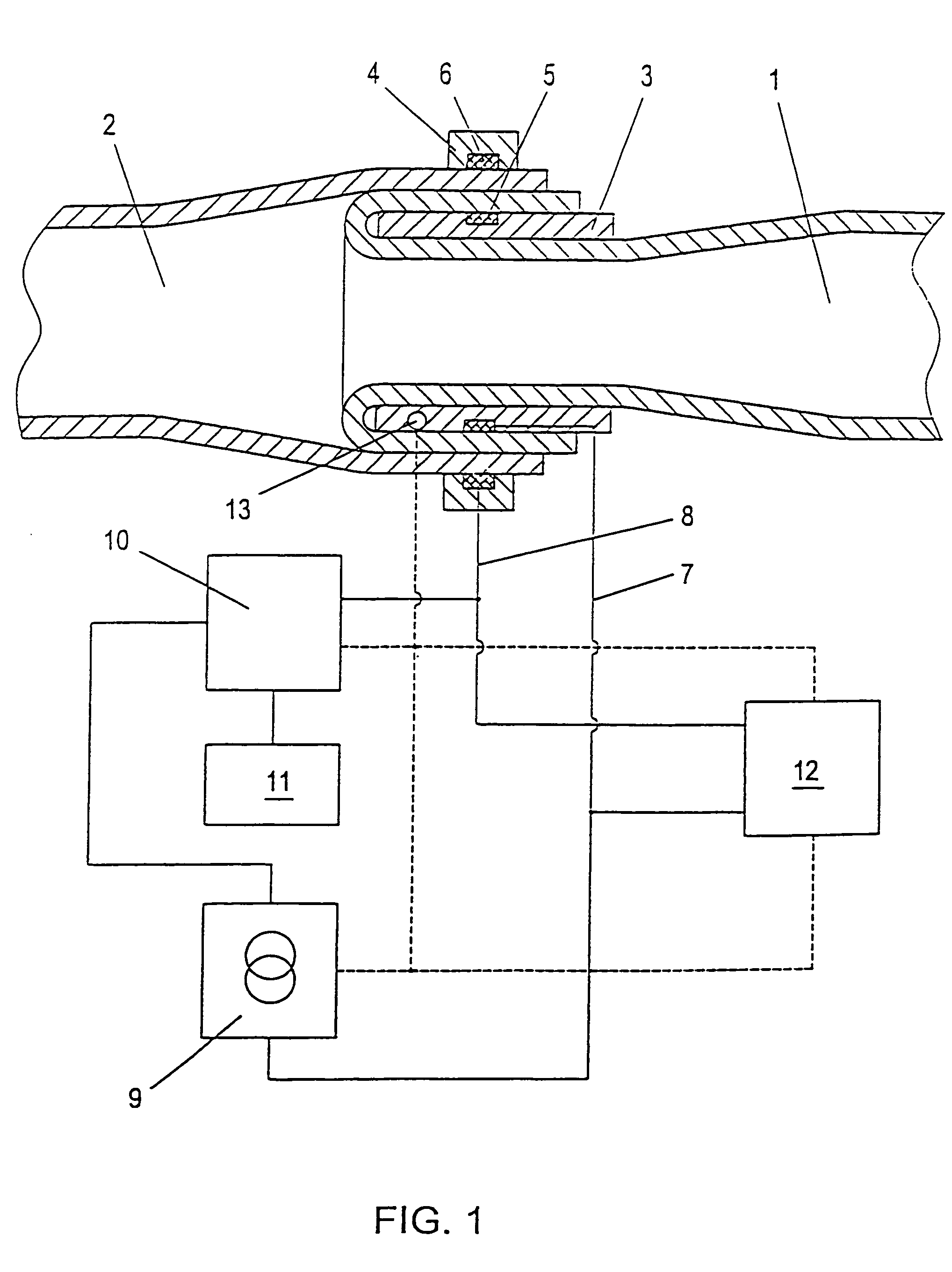 Device for the production of anastomoses between hollow organs