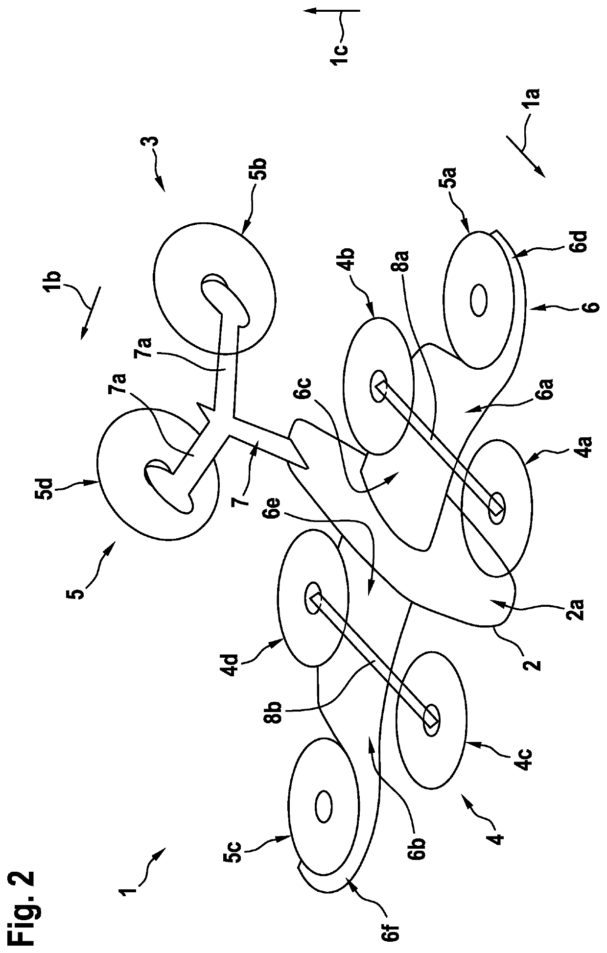 Vertical take-off and landing multirotor aircraft with at least eight thrust producing units