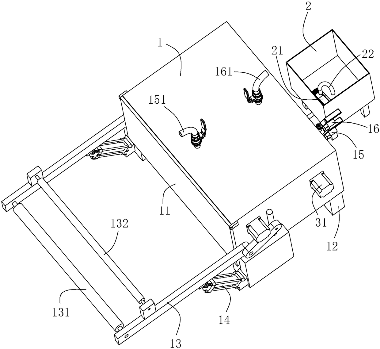 Cloth dyeing device and cloth dyeing method utilizing device