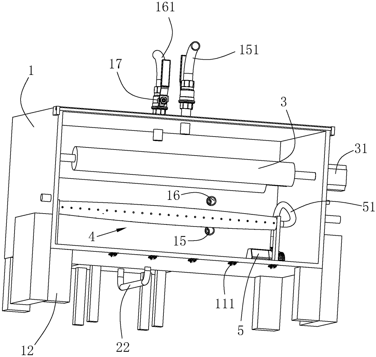 Cloth dyeing device and cloth dyeing method utilizing device