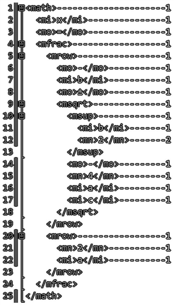 Formula display method, device, terminal, and computer-readable storage medium