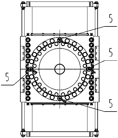 Real-time monitoring device and method for borne pressure of hobs of normal pressure hob-changing cutterhead