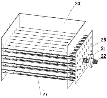 Powdered carbon quick low-temperature combustion smoldering device of biomass briquette combustion device