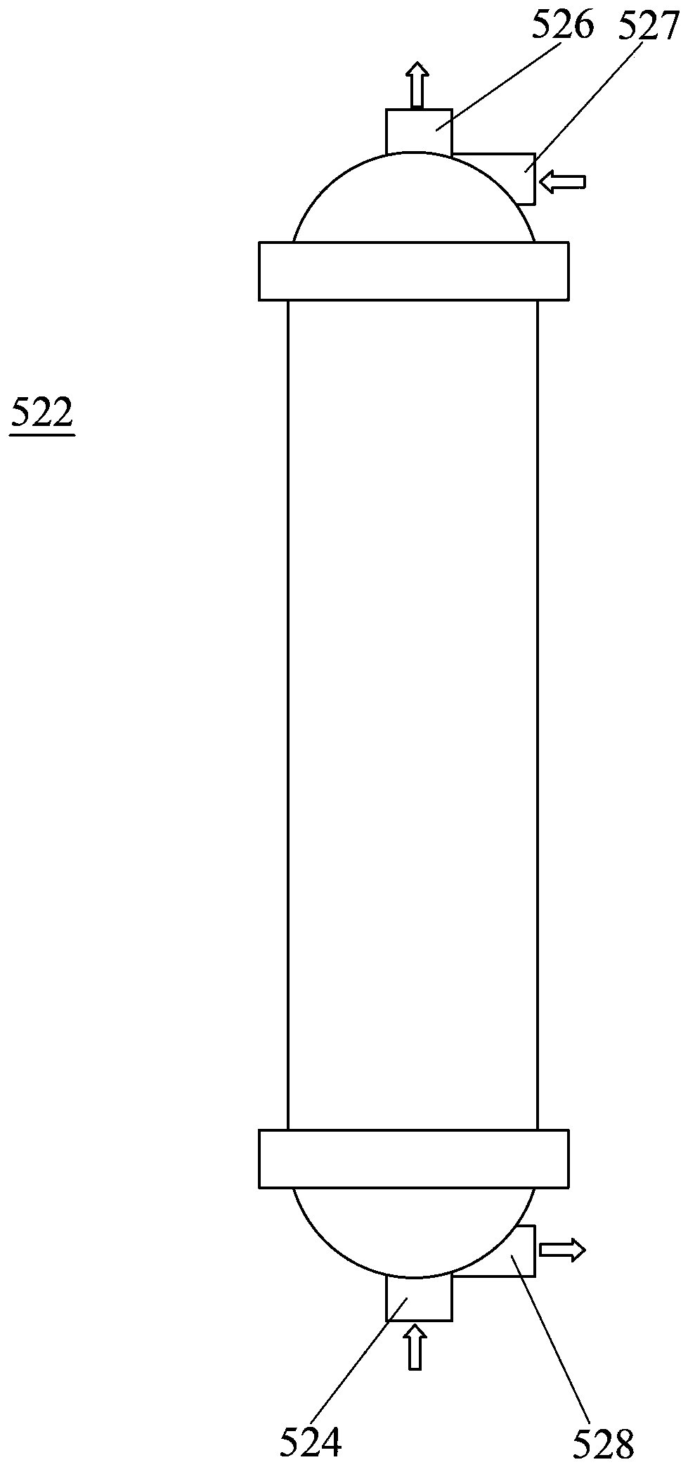 Degasser for removing dissolved gases in reactor coolant of nuclear power station, and method thereof