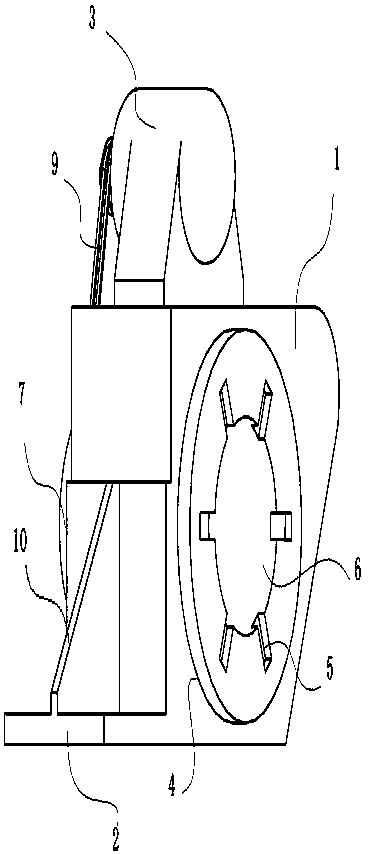 Cyclone milling device high in precision