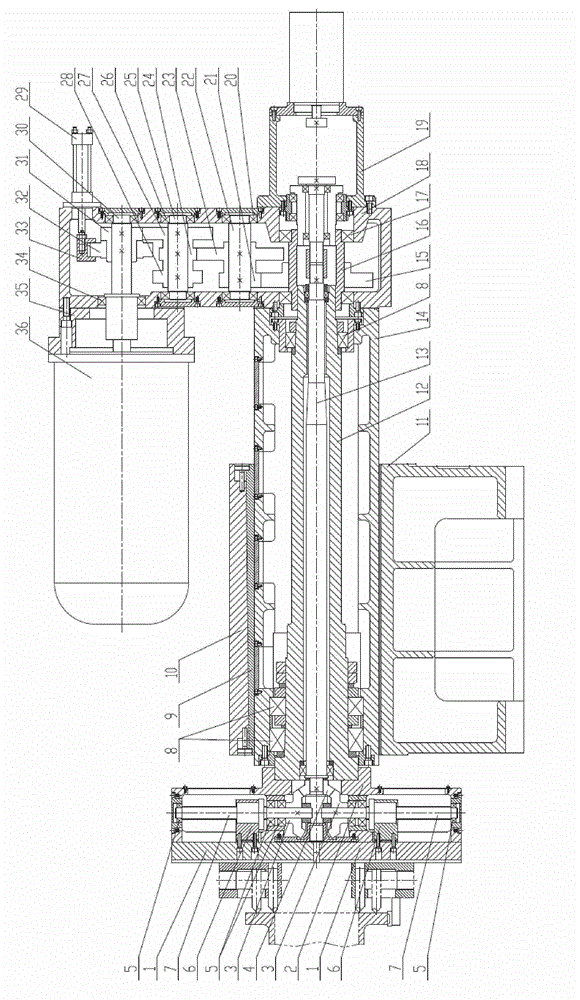 Multi-cutter processed numerically-controlled double-slider power head of valve body