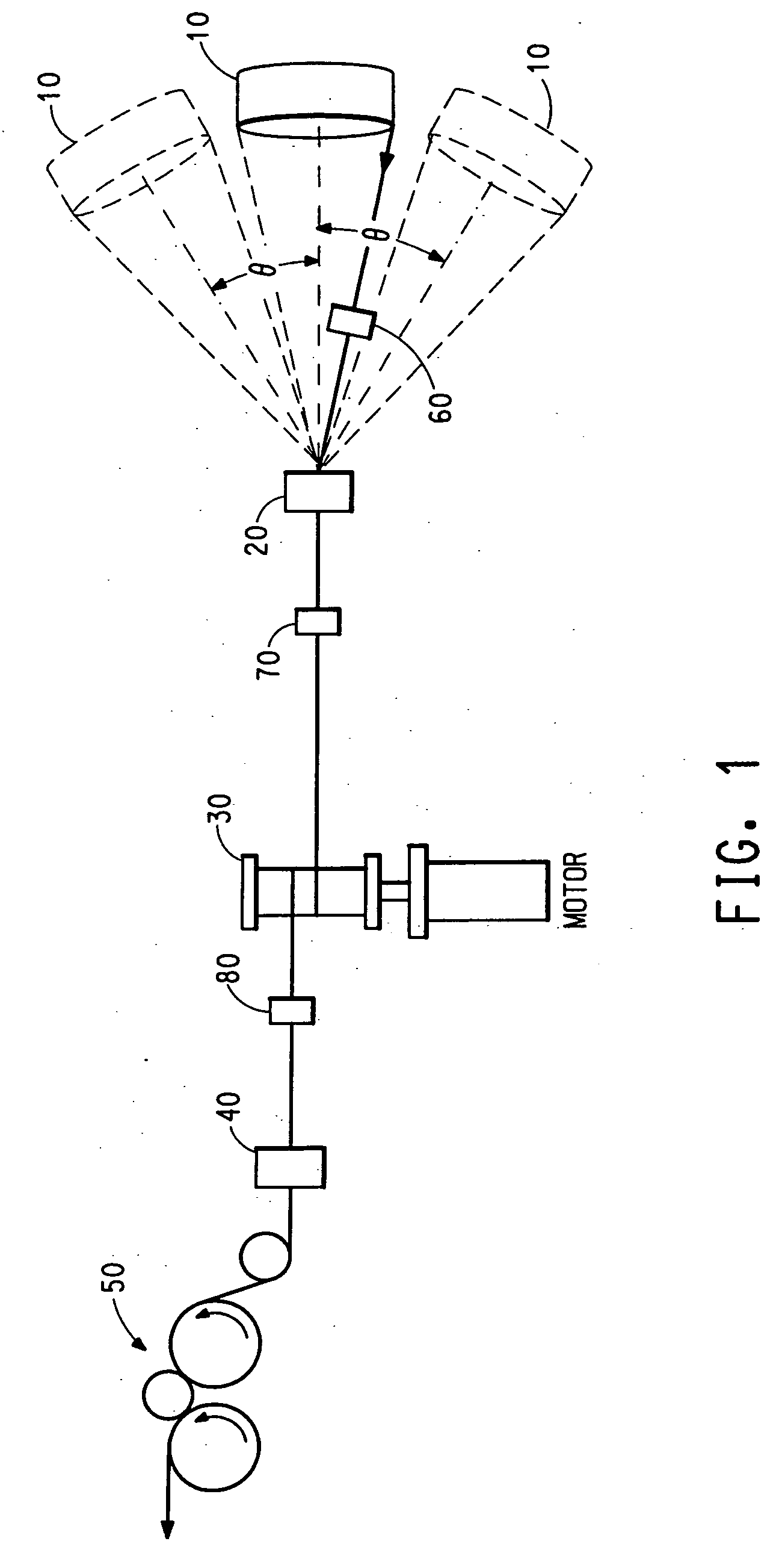 Tension controlled thread feeding system