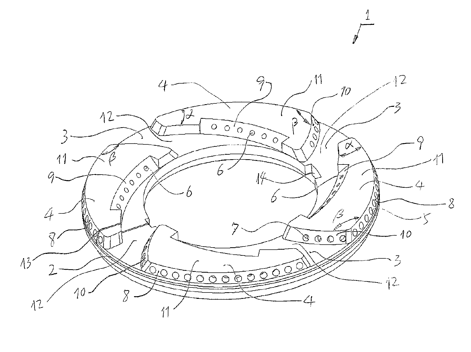 Burner fire cap for gas cooktop and burner using the same