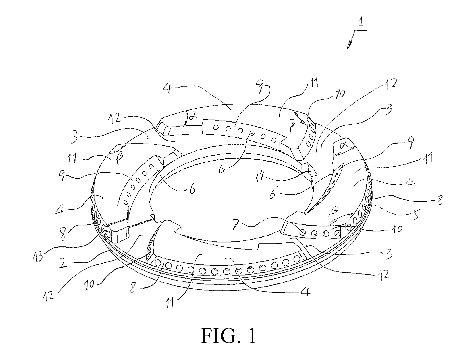 Burner fire cap for gas cooktop and burner using the same