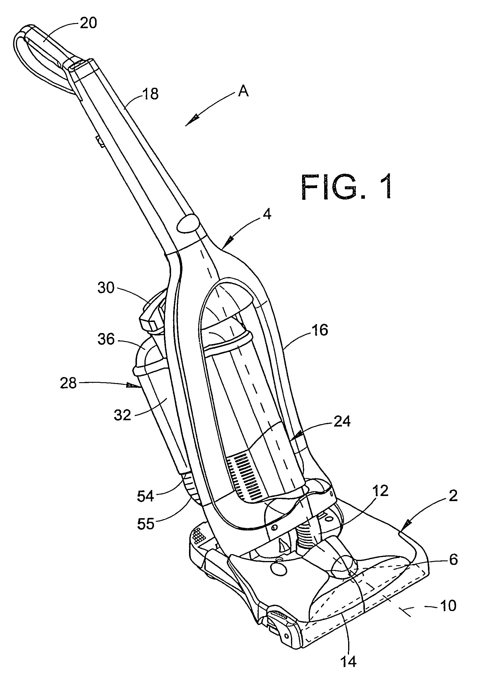 Vacuum cleaner with noise suppression features