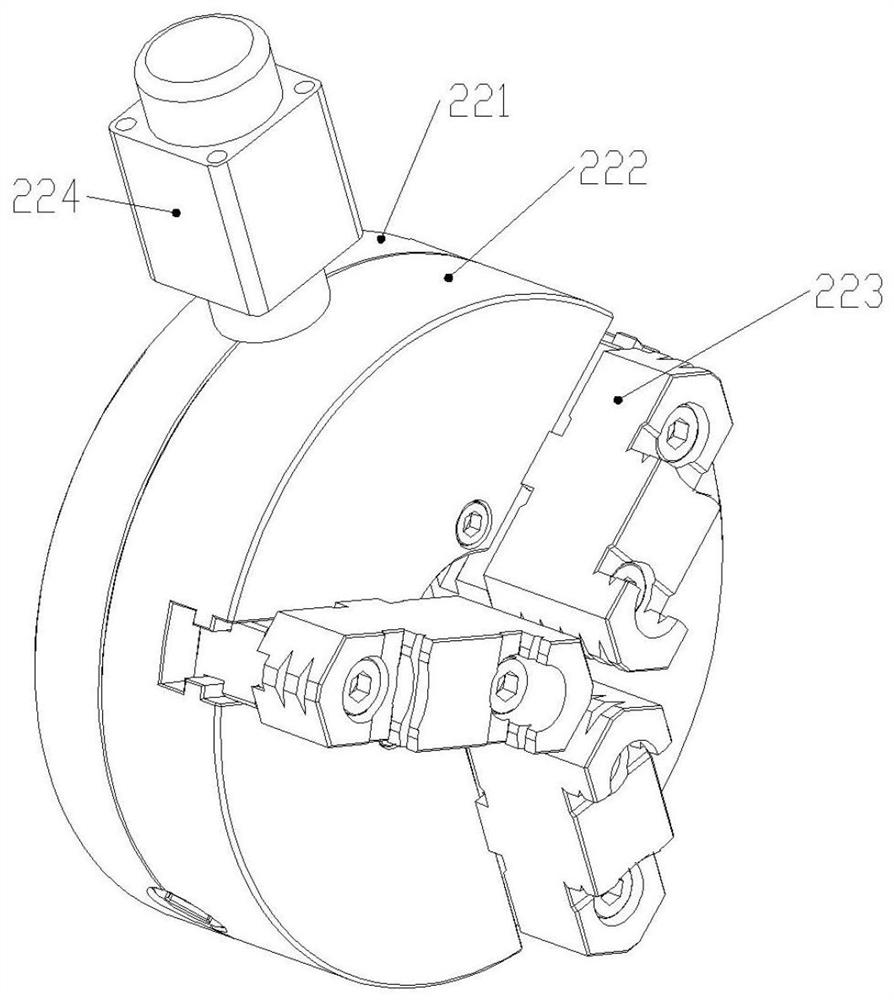 Lathe capable of automatically controlling workpiece clamping force and working method thereof