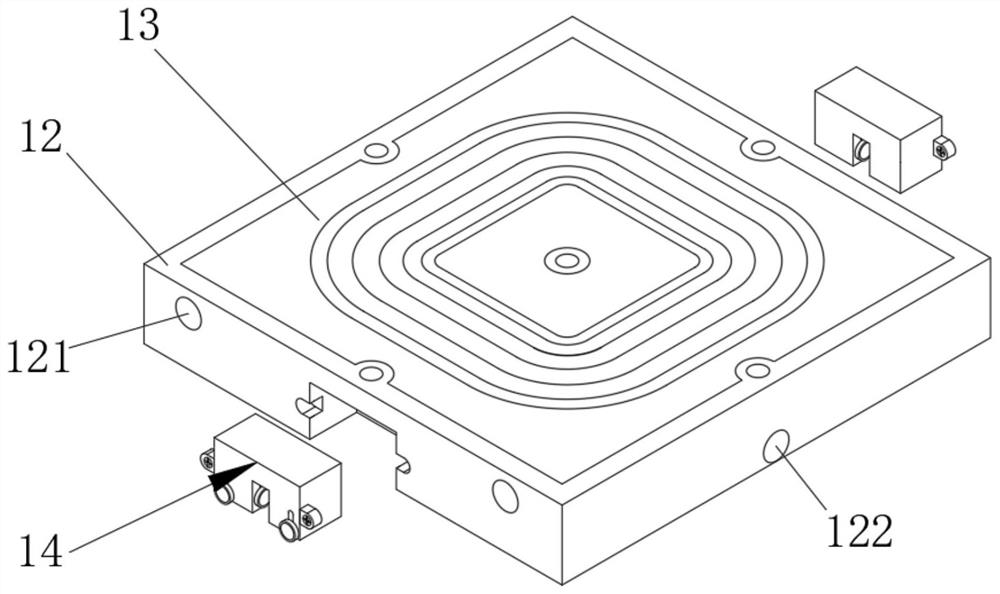 Wireless charging positioning mechanism for electric vehicle