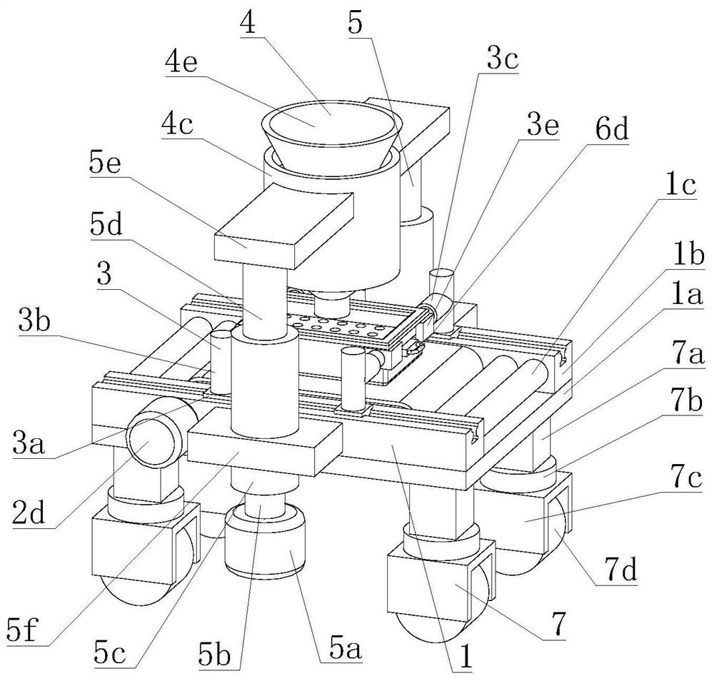 Stable feeding device for silkworm breeding