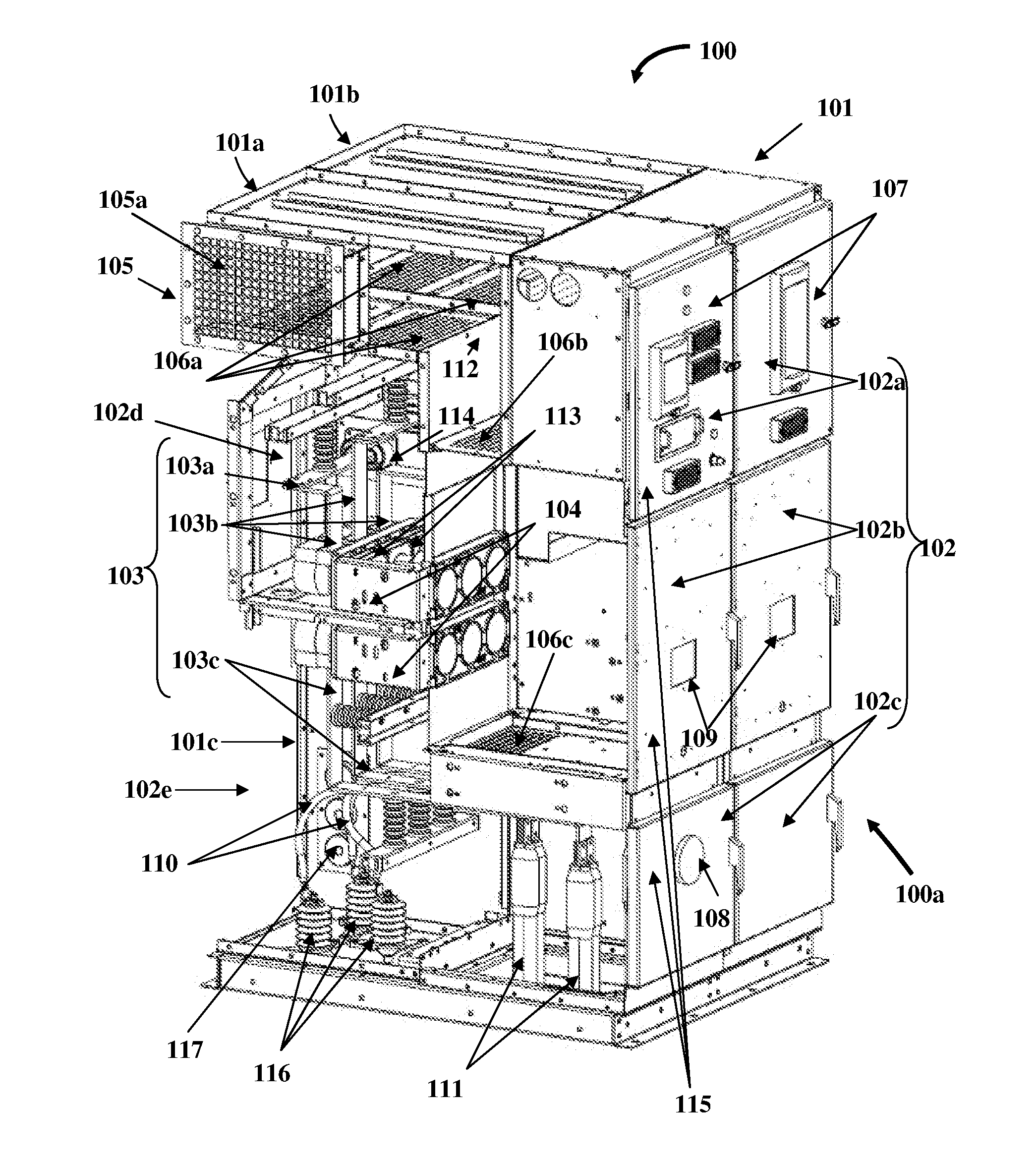 Front Accessible Switchgear Assembly