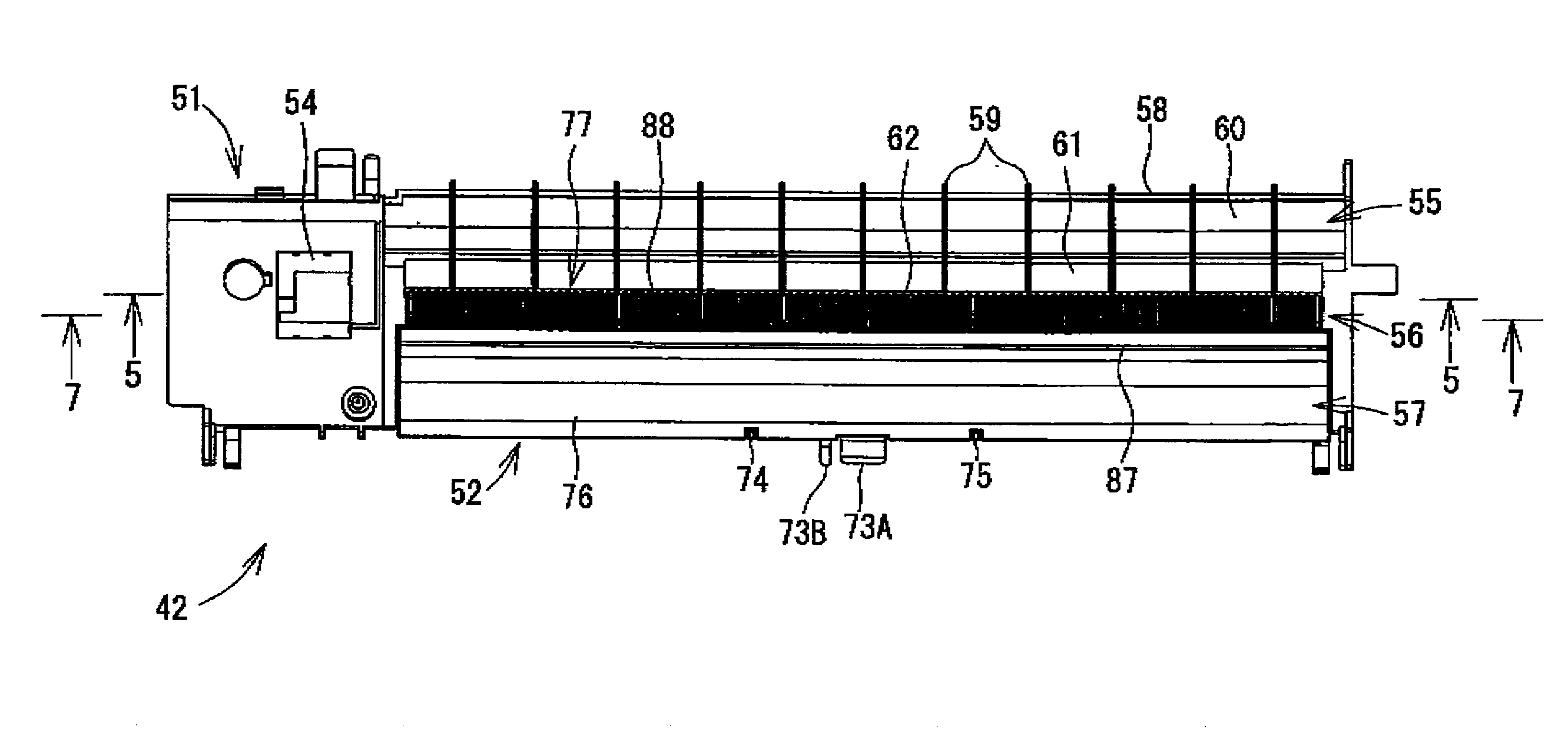 Ink-jet printing platen, and ink-jet printing device