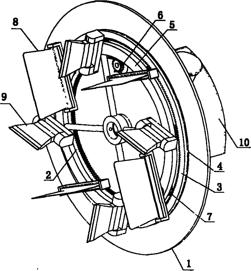 Automatic wall-scraping device