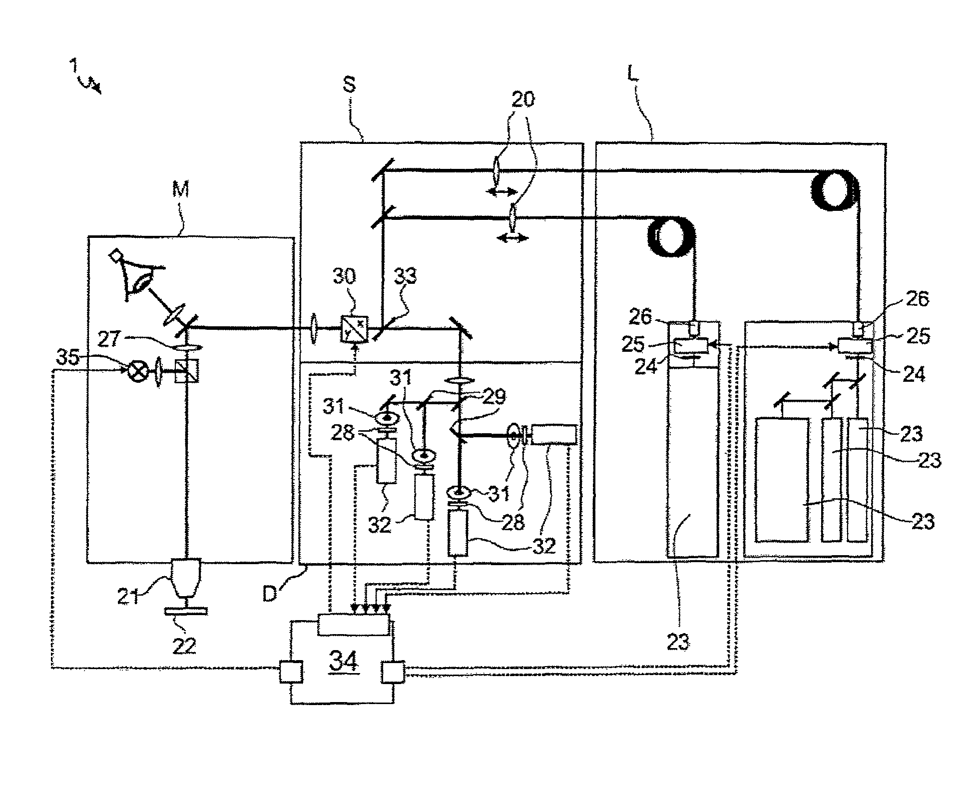 Method for generating images with an expanded dynamic range and optical device for carrying out such a method, in particular a laser scanner microscope