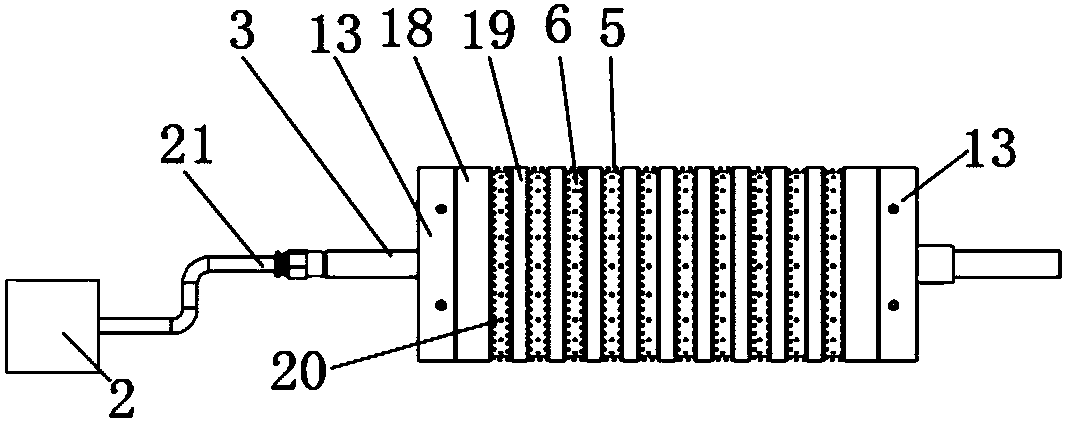 Aligned nanofibrous yarn preparing device and using method thereof