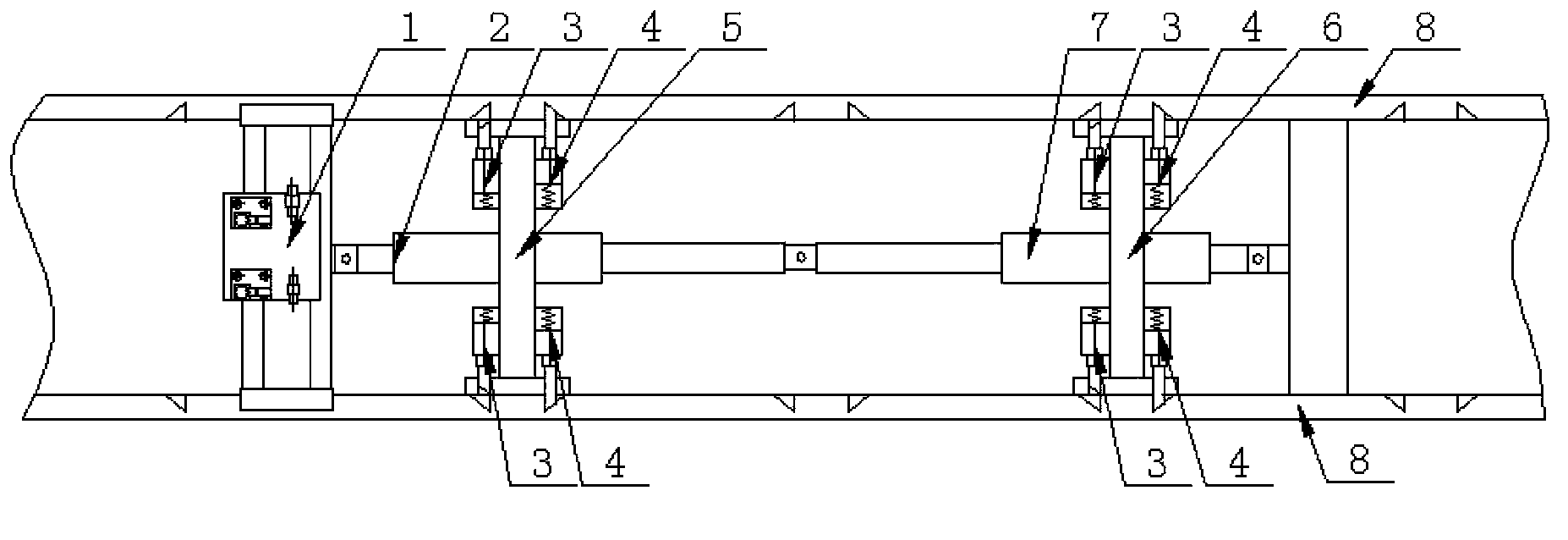 Multi-cylinder continuous propulsion system