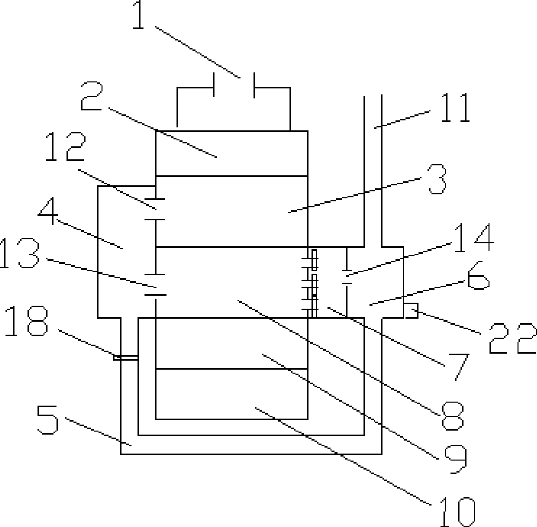 Carbonization-activation integral furnace for producing active carbon