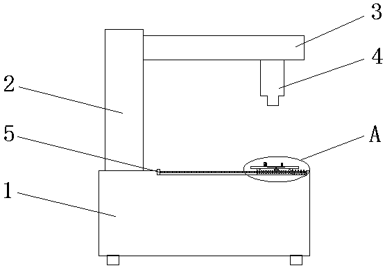 A welding machine with a clamping mechanism