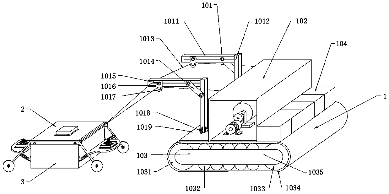 Auxiliary device of ground penetrating radar