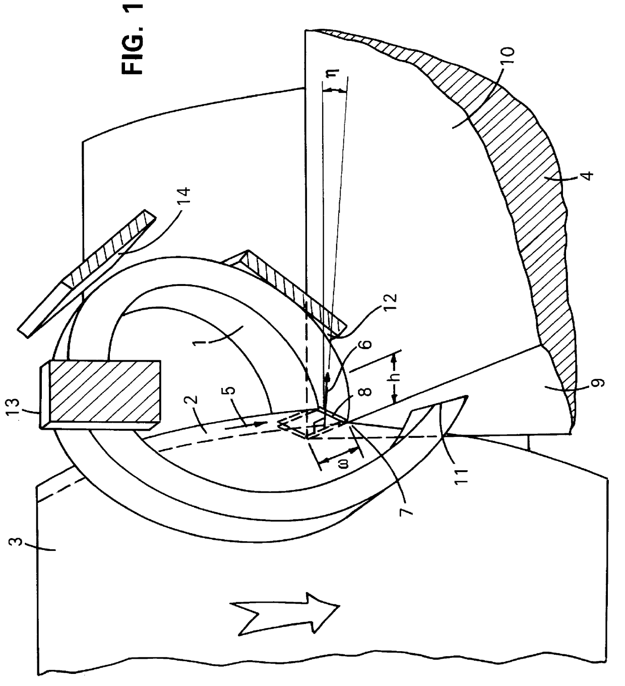 Method of breaking chips and apparatus therefor