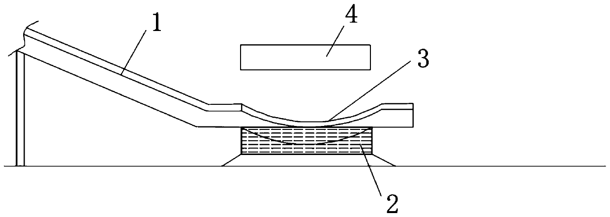 Steel scrap crusher dust removal and impurity removal device based on waterpower and wind power