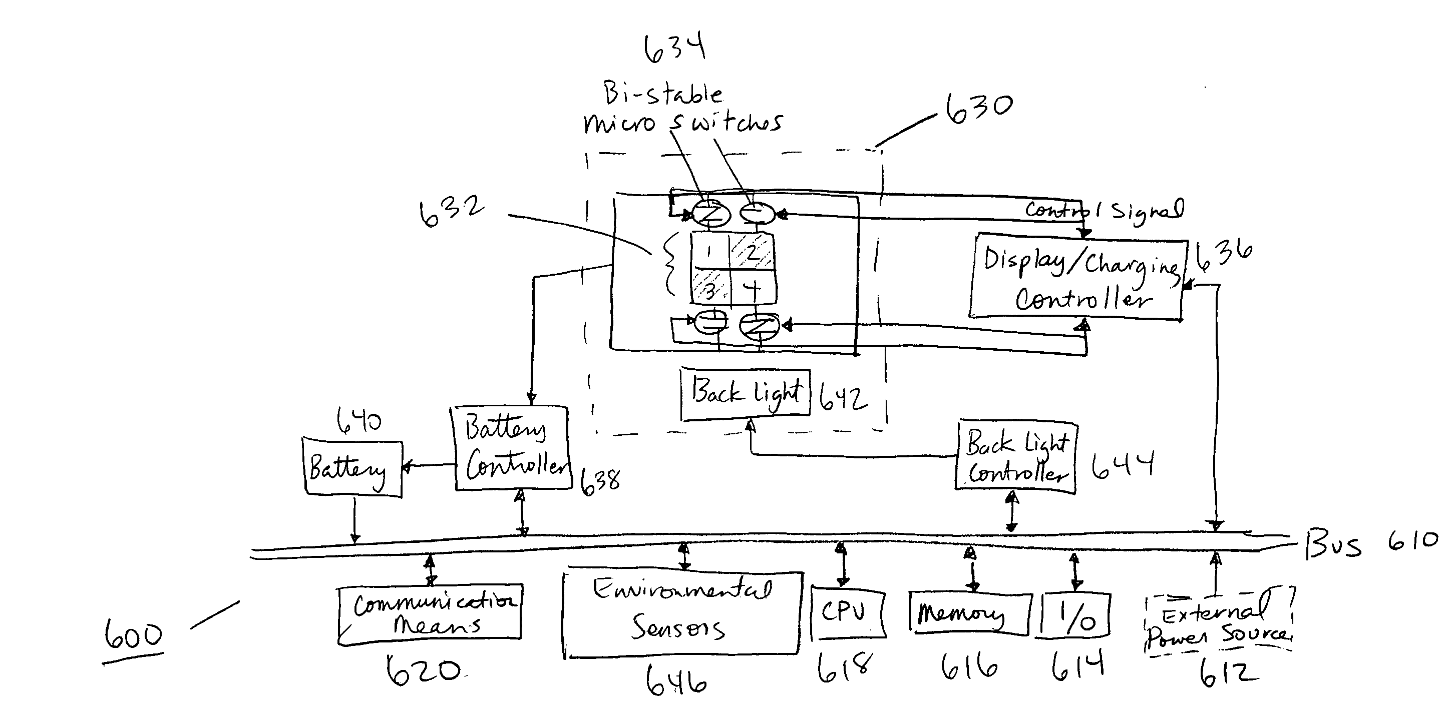 Power generating display device