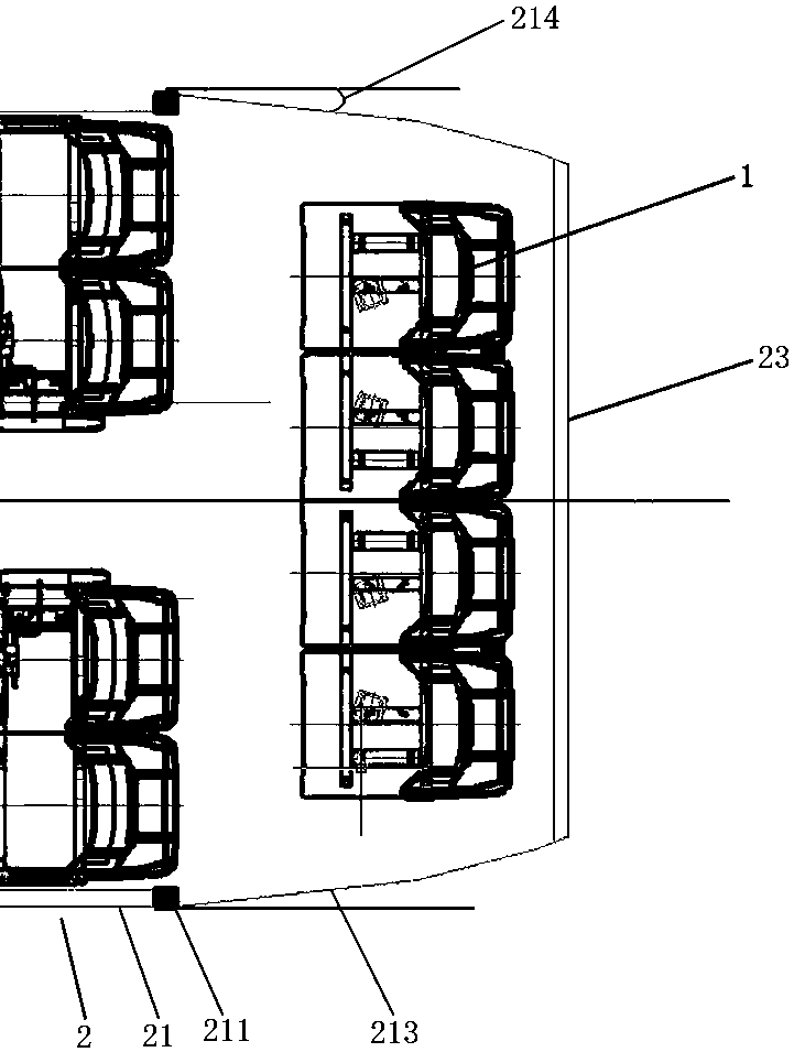 Body frame and low-wind-resistance passenger car