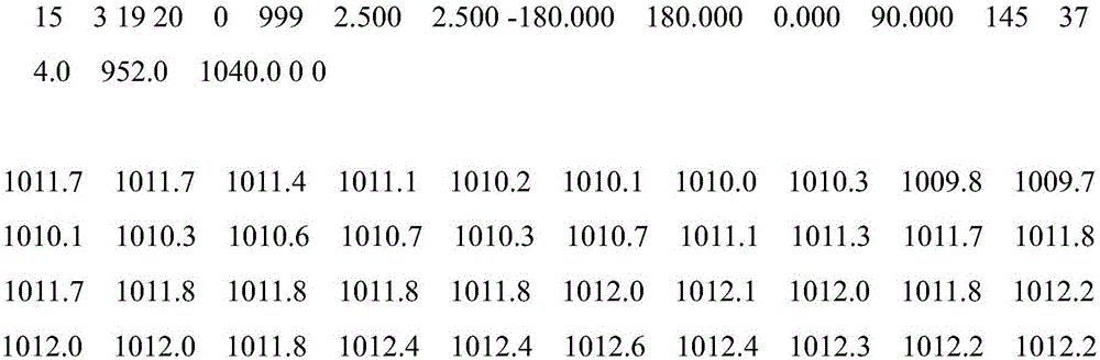 Micaps fourth-class lattice point data lossless compression algorithm