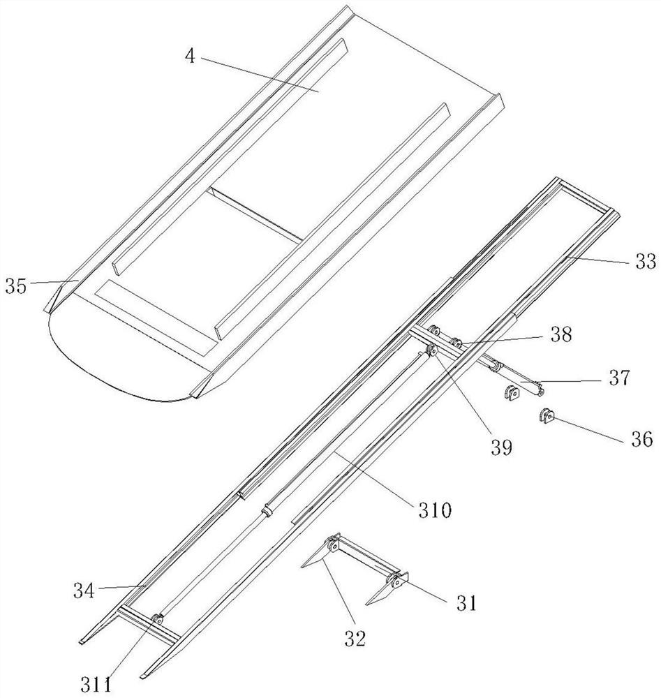 Pond feeding device for aquaculture