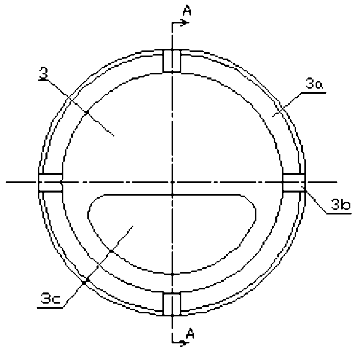 Valve core of throttle valve for petroleum drilling manifold