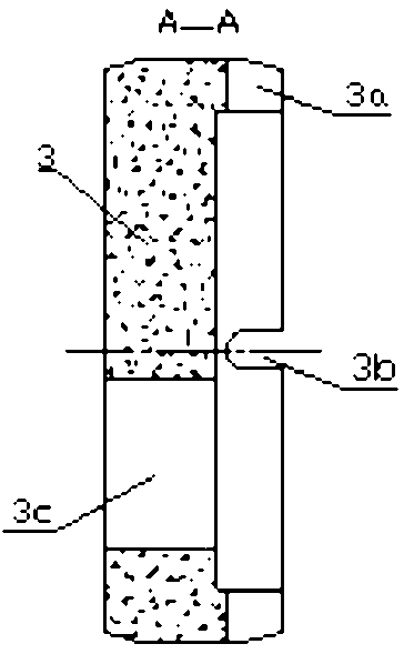 Valve core of throttle valve for petroleum drilling manifold