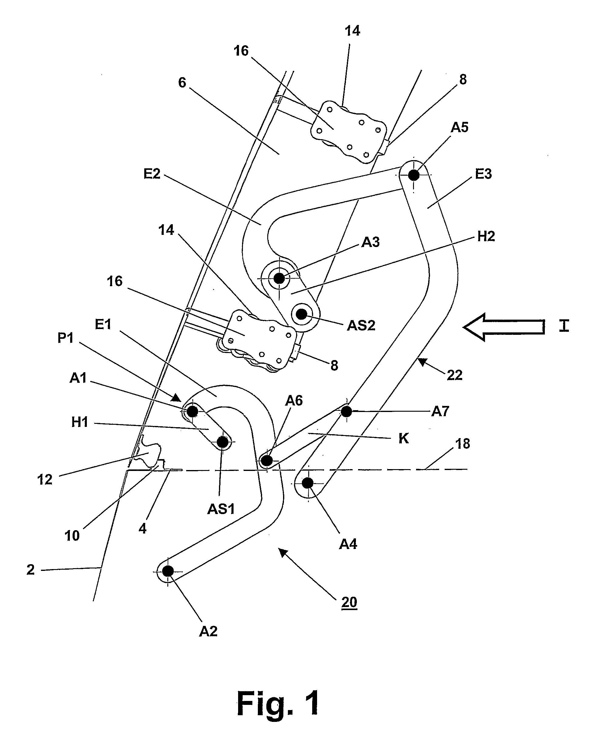 Aircraft Door Arrangement With an Aircraft Door That Swings By 180