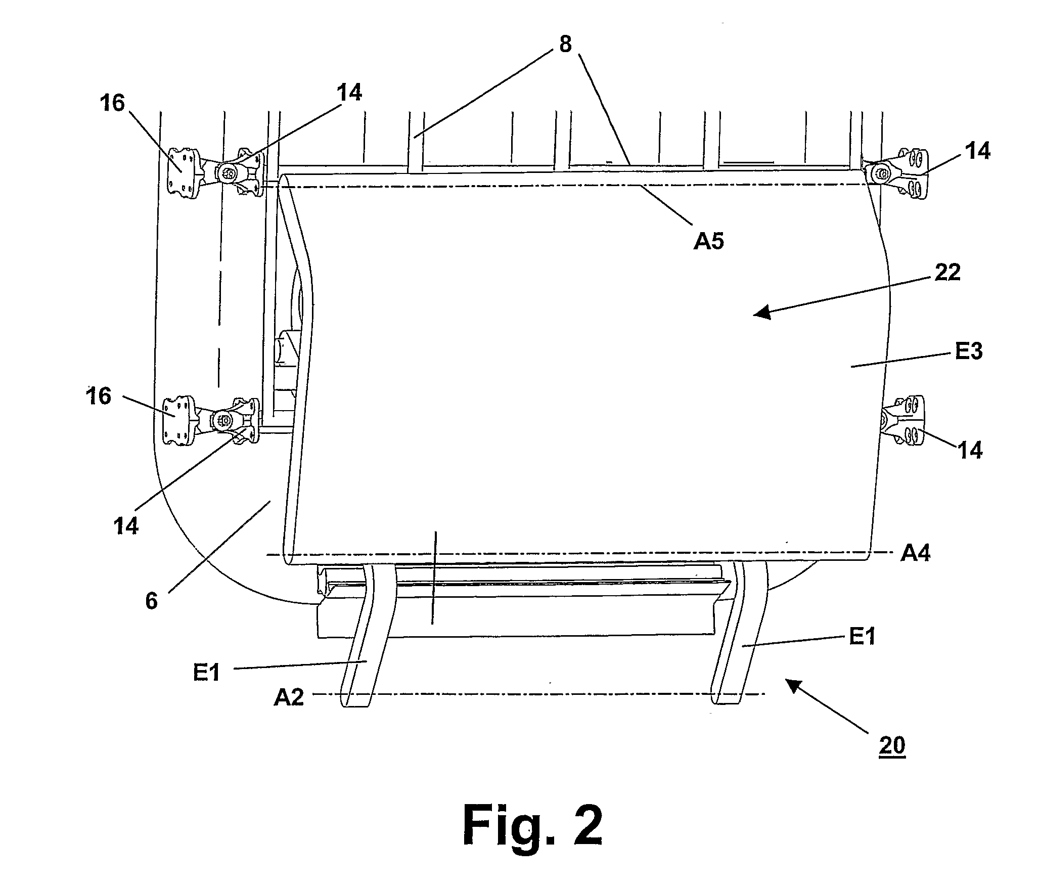 Aircraft Door Arrangement With an Aircraft Door That Swings By 180