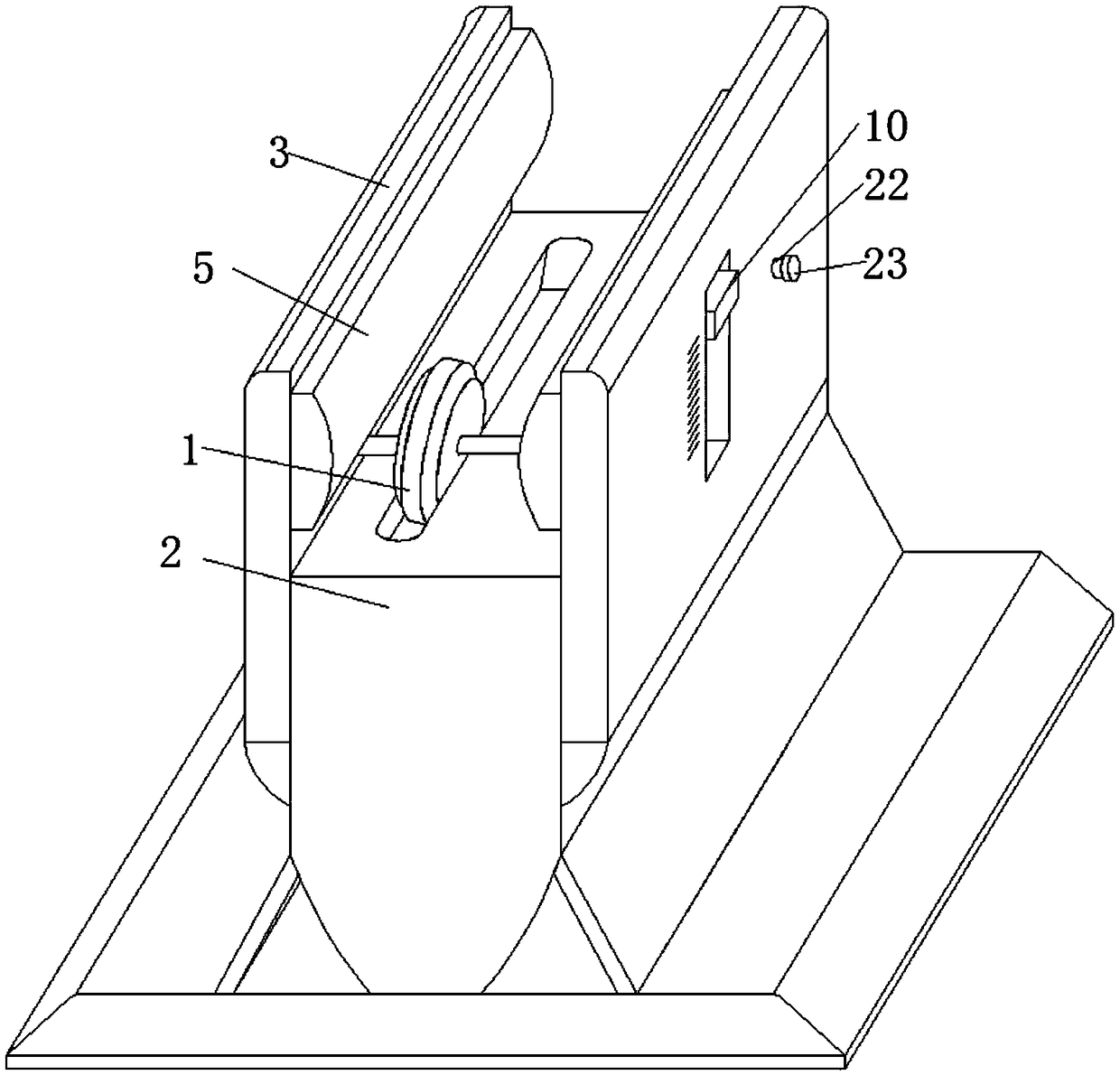 Medicine roller based on deformation of elastic element so as to change pressure