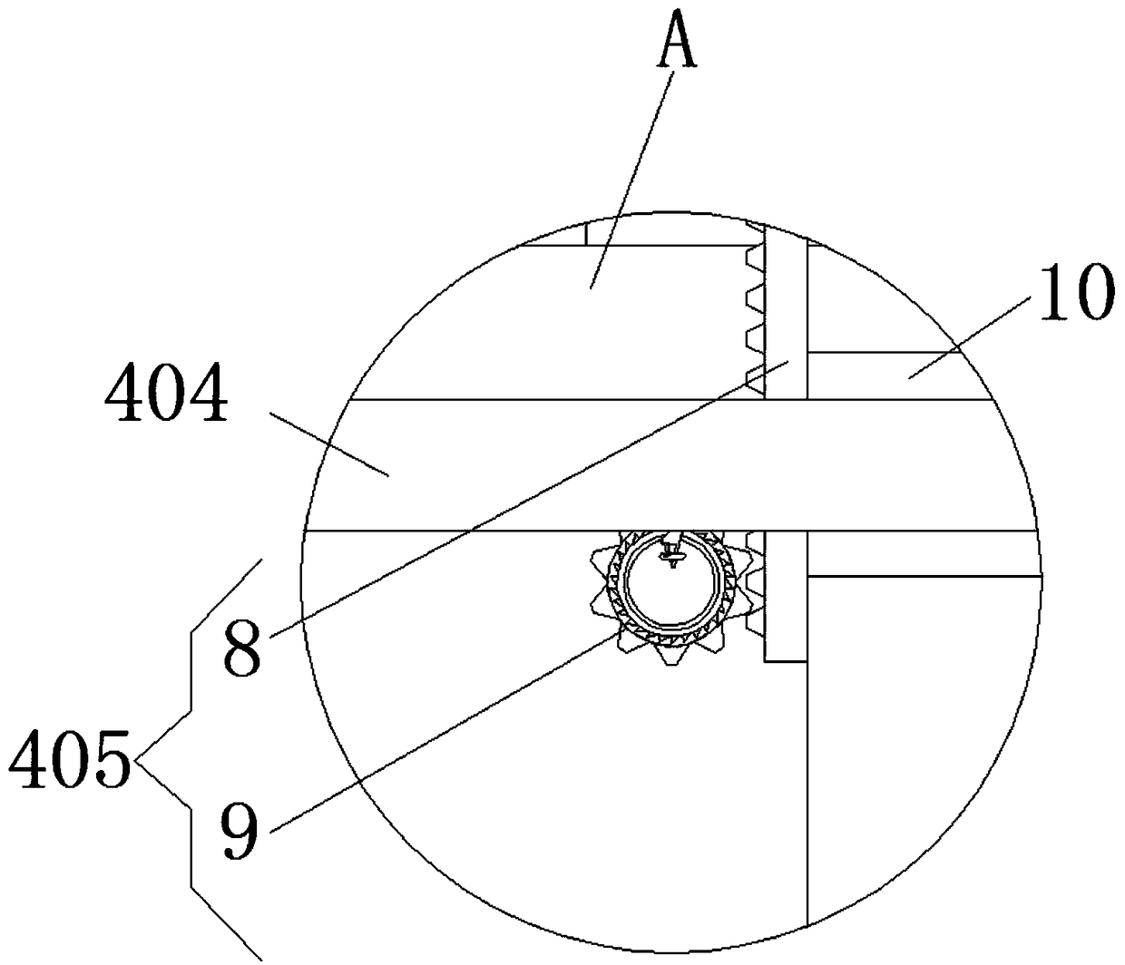 Medicine roller based on deformation of elastic element so as to change pressure