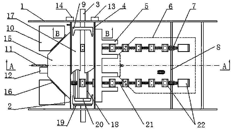 Improved bag folding device of bag making machine