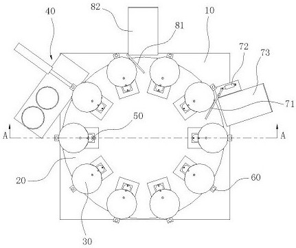 A device for detecting the air tightness of canned food