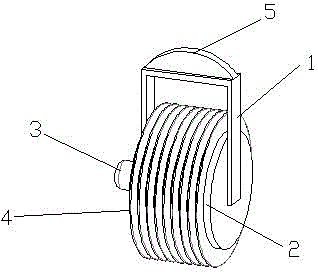 Power-dispersed cable erecting method and device thereof