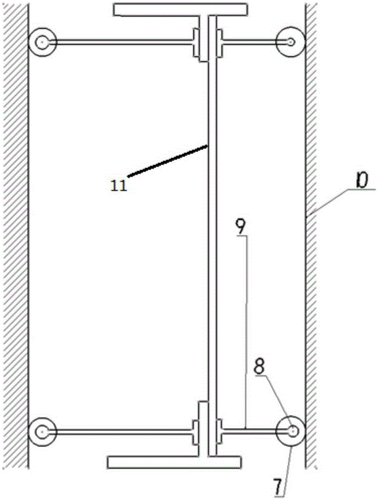 Web beam structure anti-destabilization clamper under fatigue shear load effect