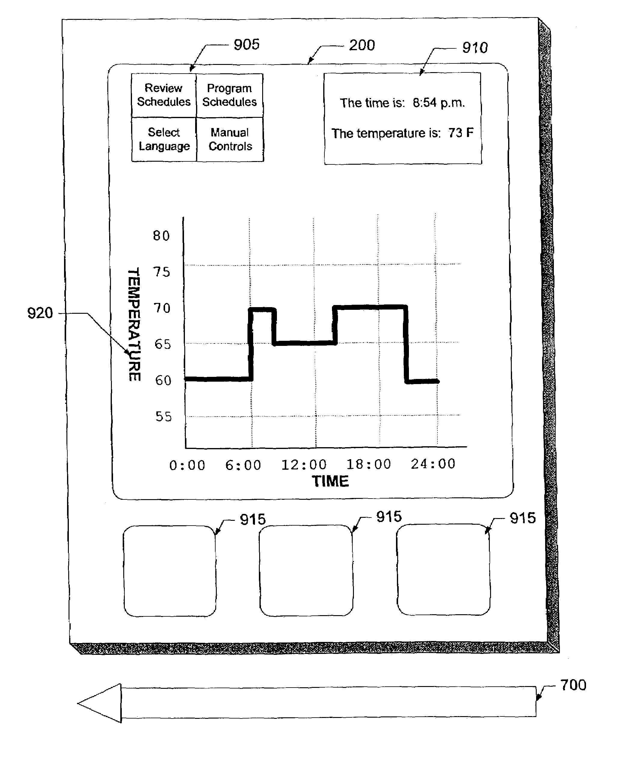 Multiple language user interface for thermal comfort controller