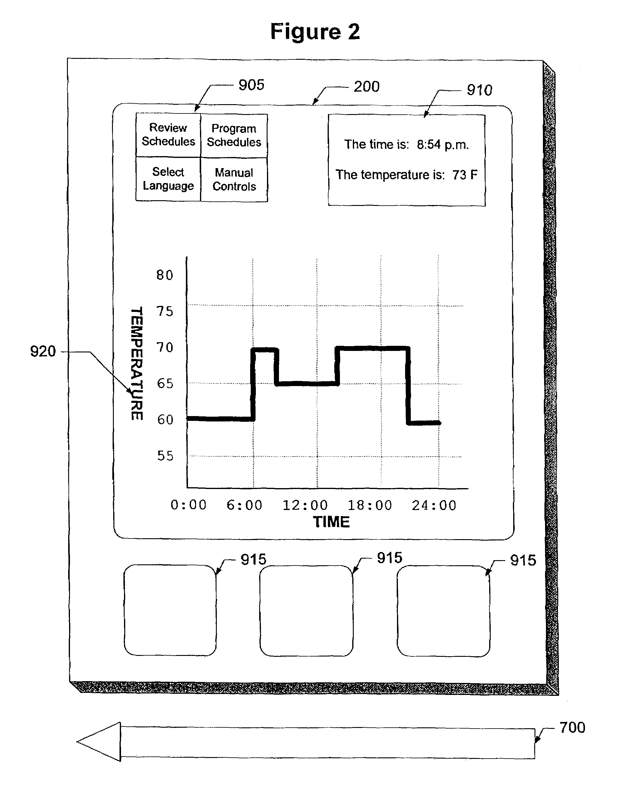 Multiple language user interface for thermal comfort controller