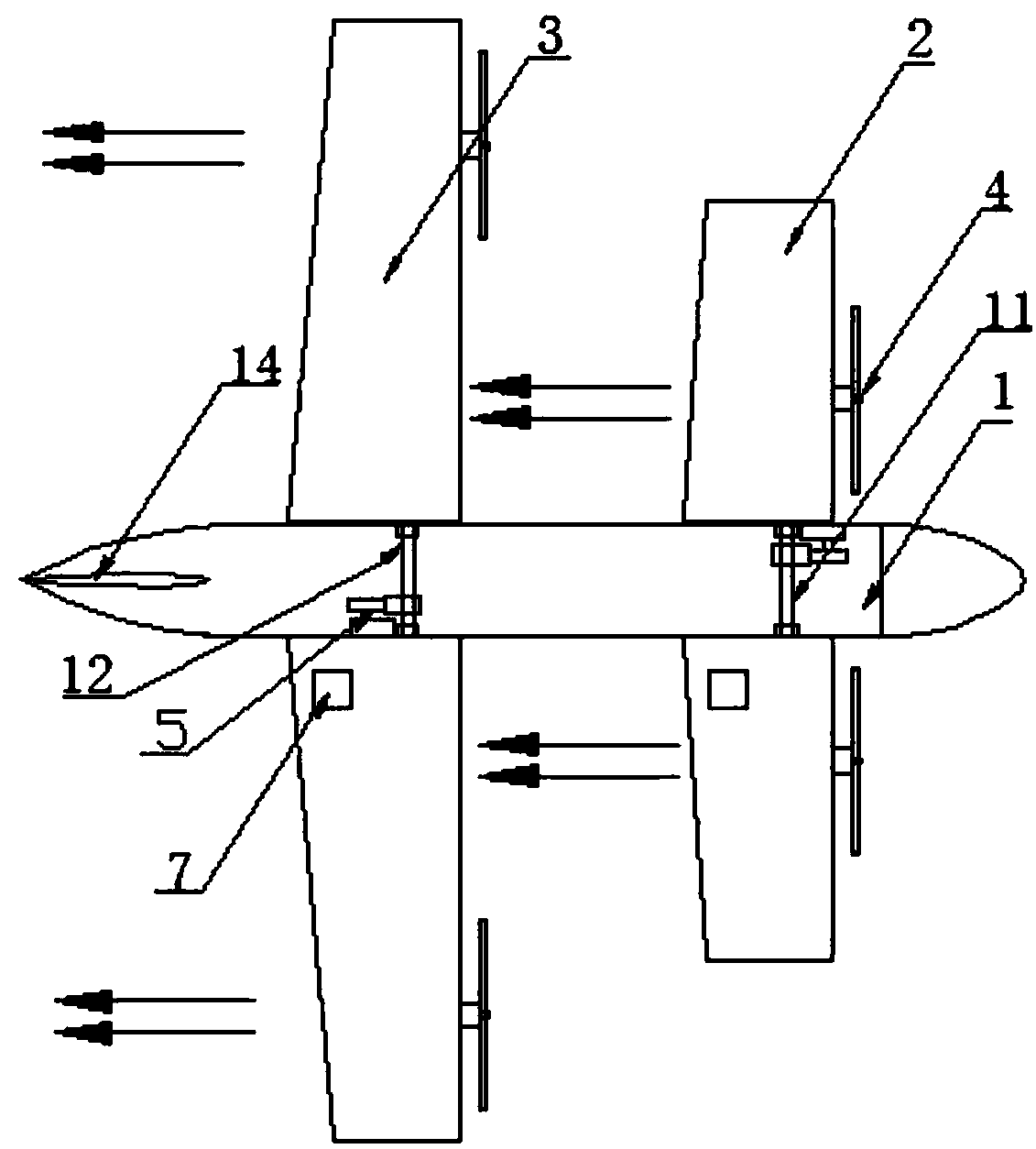 Method for detecting whether wing of tilting wing unmanned aerial vehicle with aerodynamic layout and tilting mechanism is loosened or not