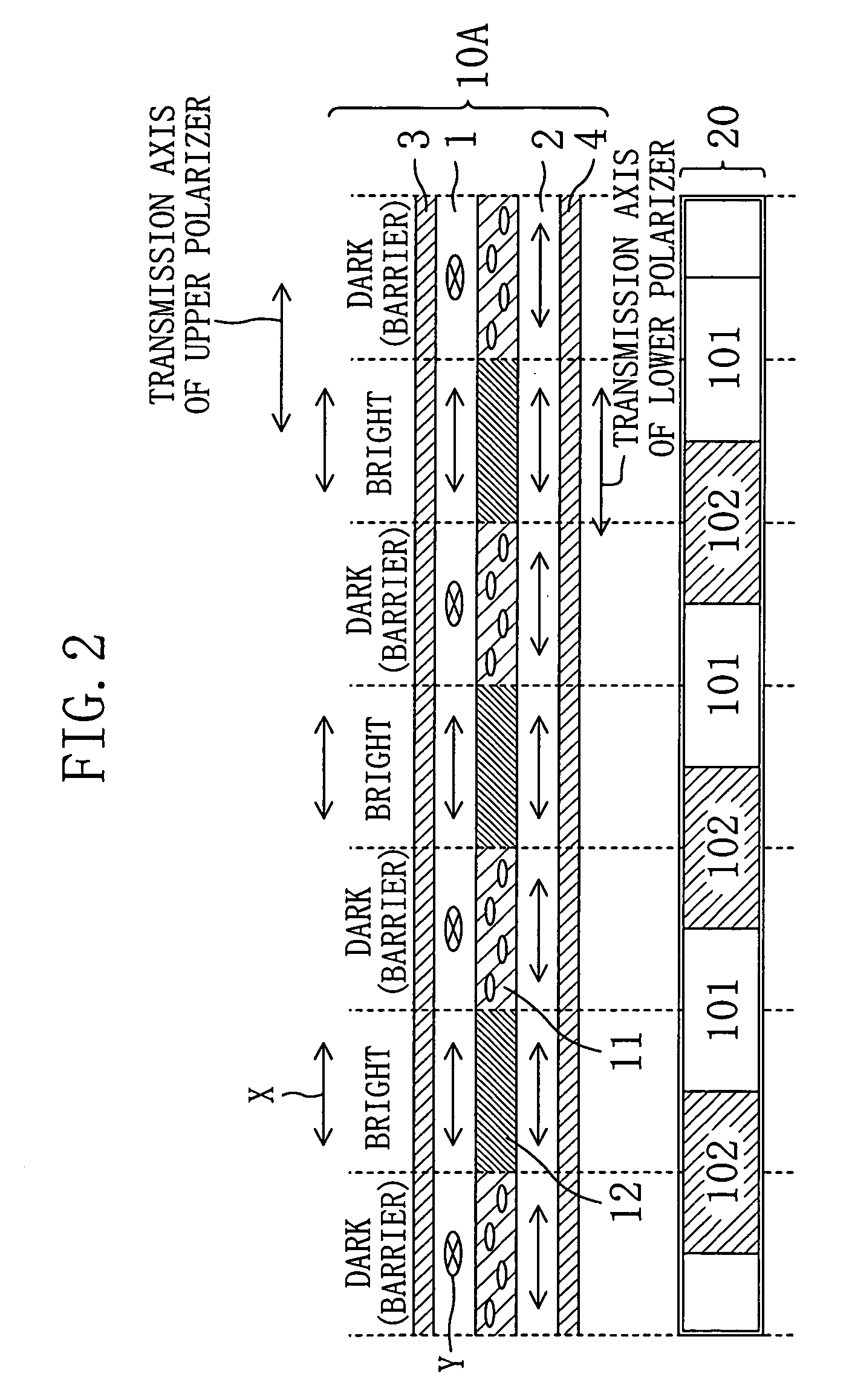 Parallax barrier element, method of producing the same, and display device