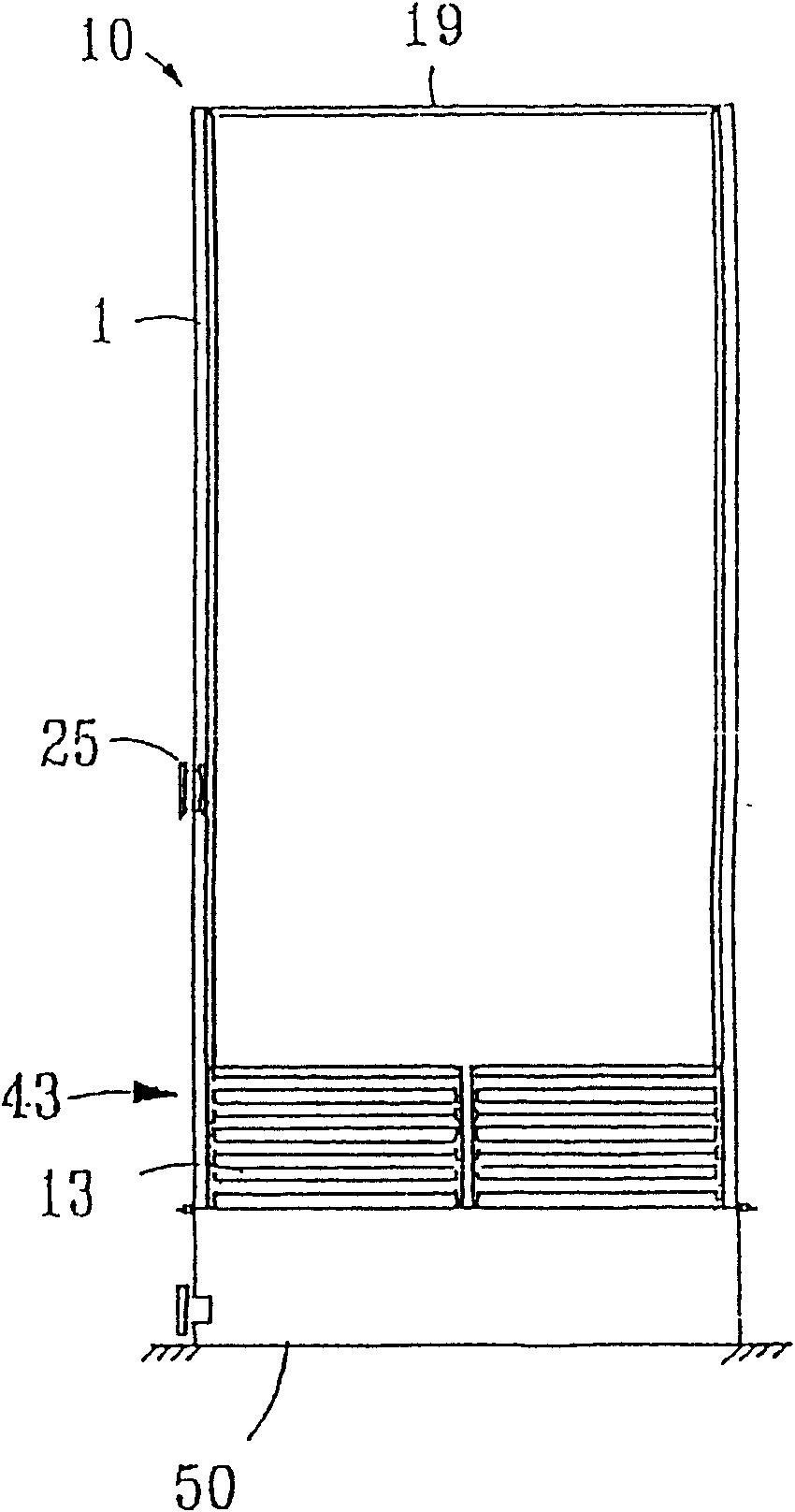 Packless fluid hydraulic cooling tower