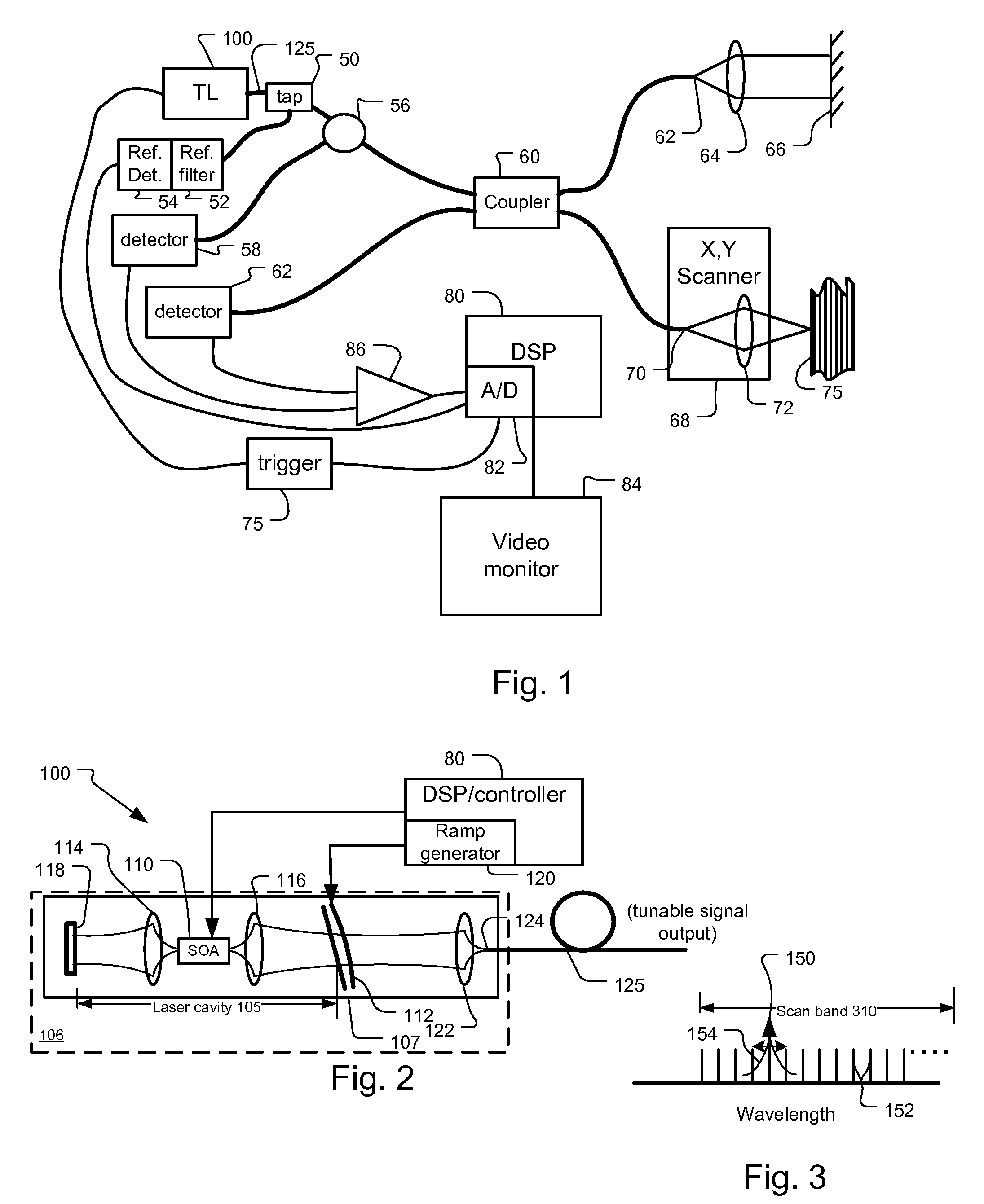 Mode Hopping Swept Frequency Laser for FD OCT and Method of Operation