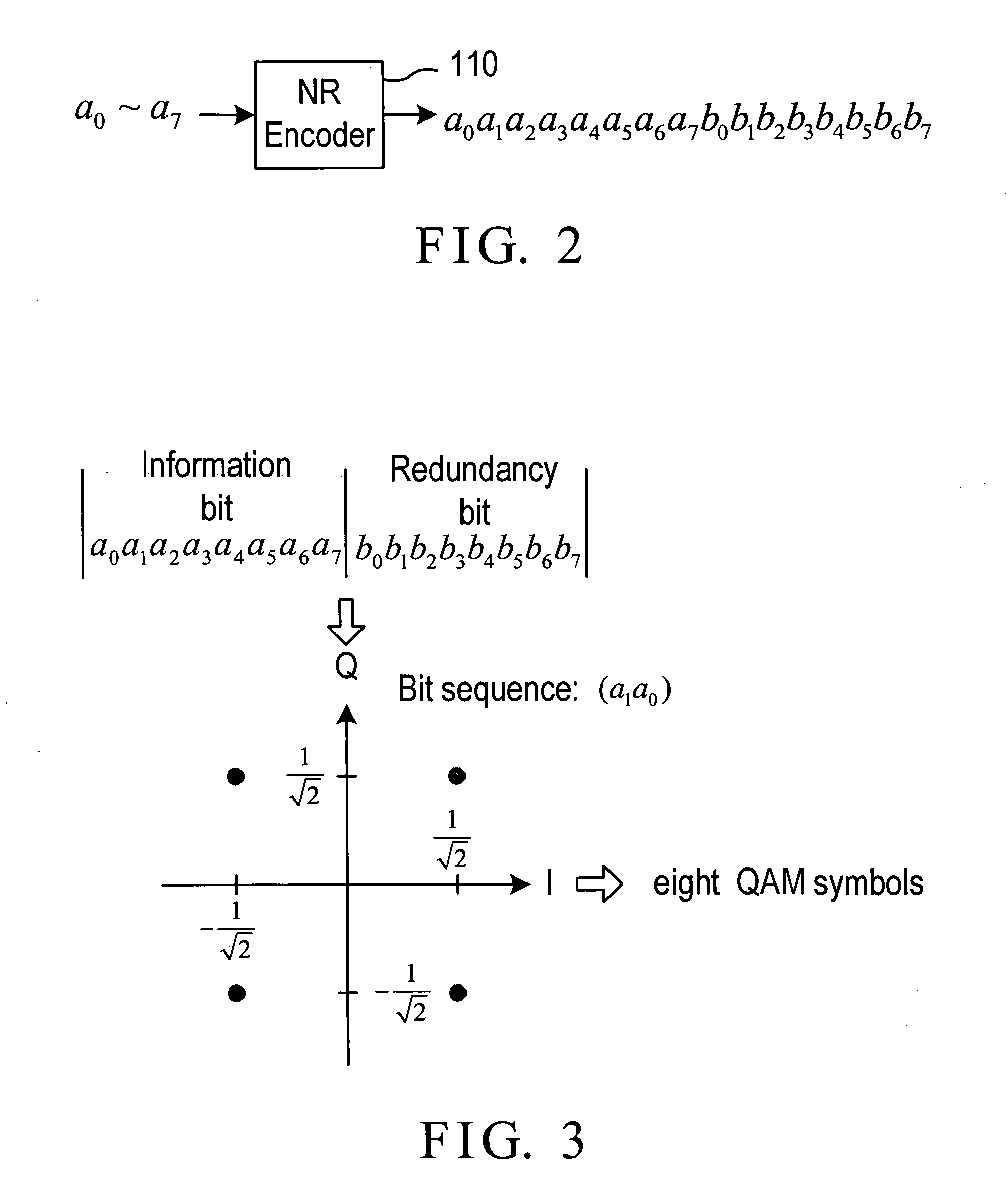 Decoding system for LDPC code concatenated with 4QAM-NR code